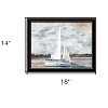 HomeRoots Sailboat on Water Black Framed Print Wall Art - 3 of 4