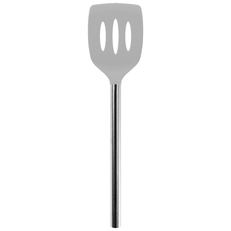 Tovolo Silicone Slotted Turner Oyster Gray, 1 of 6
