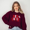 Simply Sage Market Women's Graphic Sweatshirt Hey Cupid Pink - 2 of 3