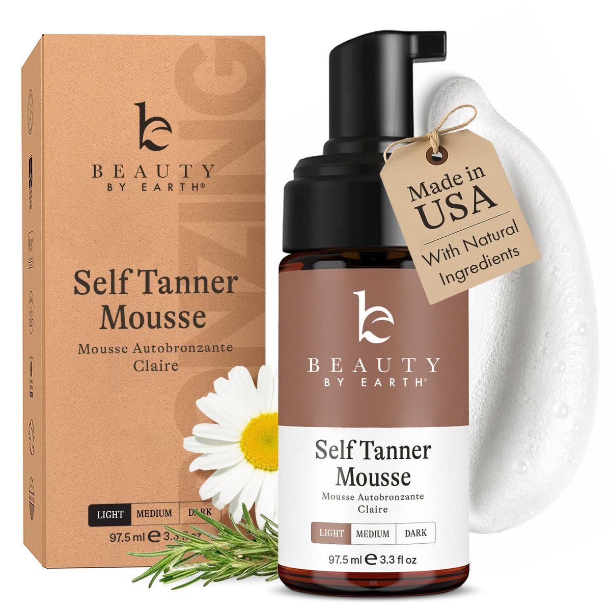 Beauty by Earth Self Tanning Mousse