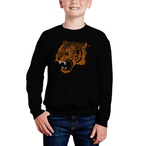 LA Pop Art Beast Mode - Boy's Word Art Crewneck Sweatshirt - 1 of 3