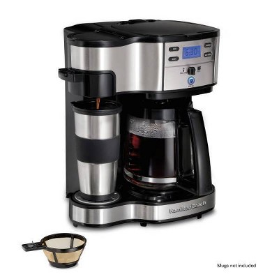 Hamilton Beach 12 Cup &#38; Single Cup Program Coffee Maker - 49980Z