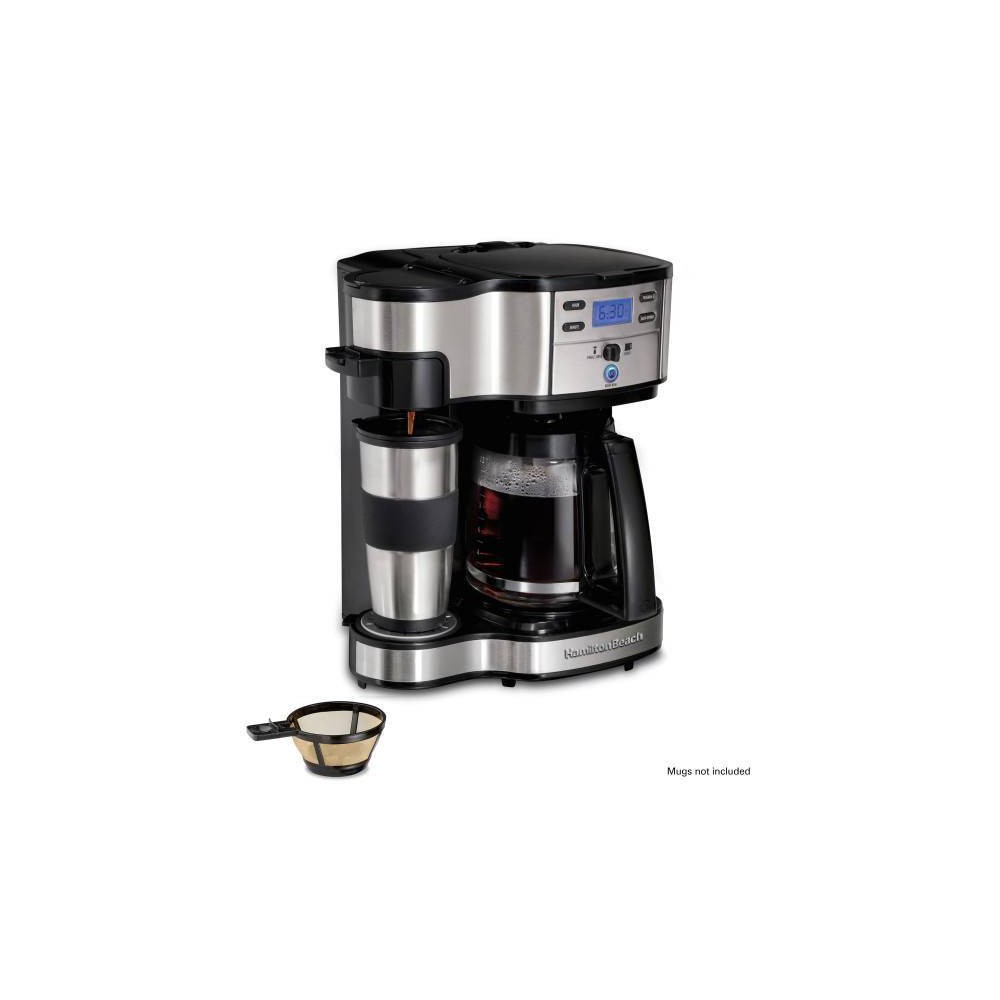 Photos - Coffee Maker Hamilton Beach 12 Cup & Single Cup Program  - 49980Z 