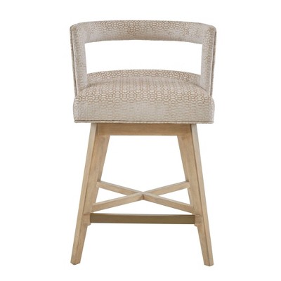 Farwell Swivel Counter Height Barstool Cream