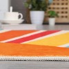 Coucheta Area Rug Machine Washable Non-Slip Modern Minimalist Accent Carpet for Living Room Bedroom Entryway,Multi-Color & Size - 4 of 4