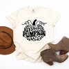 Simply Sage Market Women's Leopard Hey Pumpkin Short Sleeve Garment Dyed Tee - 3 of 4
