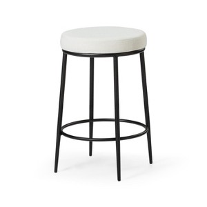 Maven Lane Stella Backless Fabric Counter Height Bar Stool - 1 of 4