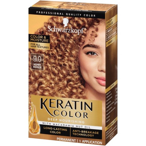 nicht Gering Ontkennen Schwarzkopf Keratin Color Honey Blonde Permanent Hair Color - 6.2oz : Target