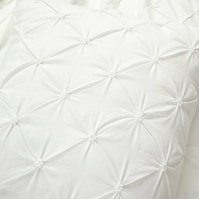 White King Cotton Pintuck 3-Piece Comforter Set