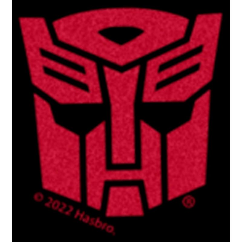 Juniors Womens Transformers Red Autobots Logo Jogger Sweatpants, 2 of 4