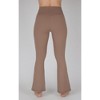 Yogalicious Womens Ultra Lush Madison Elastic Free Crossover V-Back 7/8 Flared Pant - 3 of 3