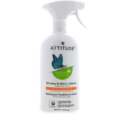 Attitude Window & Mirror Cleaner, Citrus Zest, 27.1 oz
