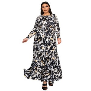 L I V D Women's Zimmern Tiered Maxi Dress - 1 of 3