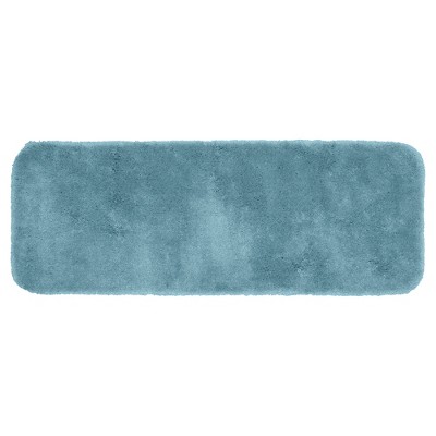 22"x60" Finest Luxury Ultra Plush Washable Nylon Bath Runner Basin Blue - Garland