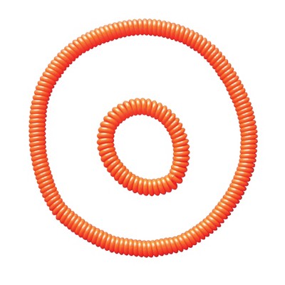 Abilitations Chewlery Chewable Necklace and Bracelet, Orange, Set of 2