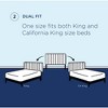 Modway Paisley Tufted King and California King Upholstered Linen Fabric Headboard – Adjustable Padded Headboard with Classic Button Tufting - 3 of 4