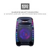 ION Audio Total PA™ Ultimate Portable Bluetooth® PA System with Edge-Glow™ Lights, Speaker Stand, and 2 Wired Microphones - 4 of 4