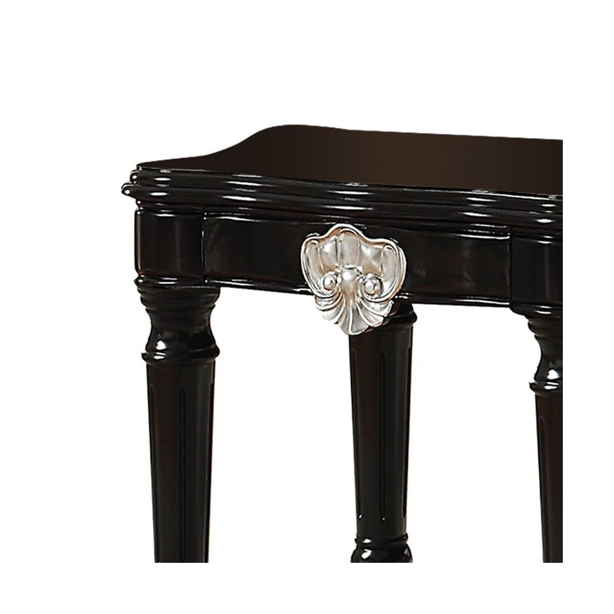 Acme Furniture Ernestine Accent Table Black - thumbnail 4