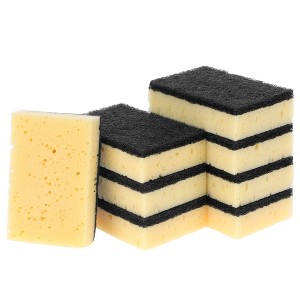 REGALWOVEN High Absorption Foaming Durable Material Versatile Applications Scrub Sponges 8 Pcs - 1 of 4