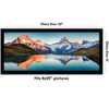 Americanflat 8x20 Picture Frame in Black - Composite Wood with Shatter Resistant Glass - Horizontal and Vertical Formats for Wall - 2 of 4