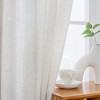 Awesome Home  Linen Blend Light Filtering Curtains for Living Room (2 Panels) - 4 of 4