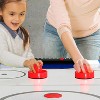 SereneLife Air Hockey Pushers and Puck Set - Red & Blue with Green Pads - ACCSLARHKY99 - 4 of 4