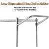 GustoWave Commercial Grade Rolling Service Cart for Kitchen, Office, Bar Use - 3 of 4