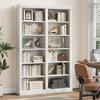 74.5" Tall Bookshelf with Double Storage, Extra Large Bookshelf, 6-Tier Double Wide Bookshelves w/ 12 Cubbies for Livingroom Office Library - 3 of 4
