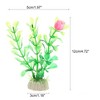 Unique Bargains Aquarium Plastic Plant for Fish Tank Landscape Decoration Green 4.72" 2 Pcs - 4 of 4