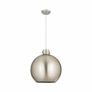 Newton Sphere - 1 Light Pendant In Industrial Style-18.25 Inches Tall and 18 Inches Wide - 1 of 1