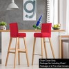 PiccoCasa Bar Pub Counter Height Side Stretch Chair Covers with Elastic Band - 2 of 4