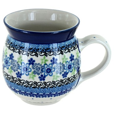 Blue Rose Polish Pottery Eliza Bubble Mug