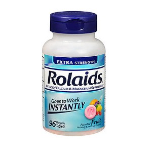 Rolaids, Extra Strength Rapid Relief, Assorted Fruit 96 Chewable Tabs - 1 of 4