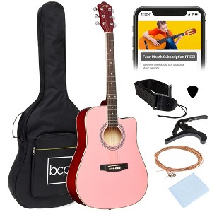 Best Choice Products 41in Full Size Beginner Acoustic Guitar Set with Case, Strap, Capo, Strings - 1 of 4