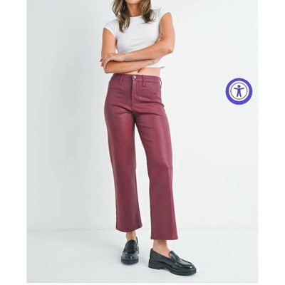 Women's coated straight leg - JUST BLACK DENIM