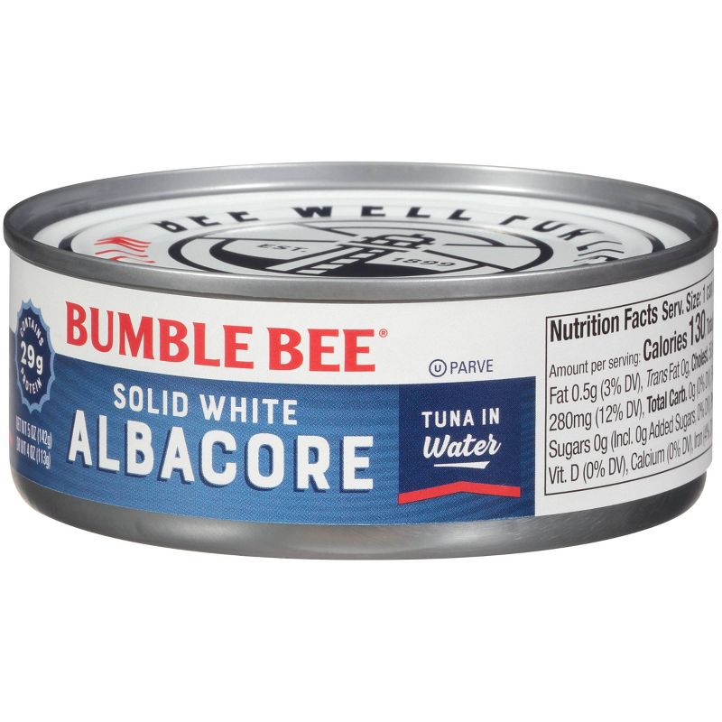 Bumble Bee Solid White Albacore Tuna in Water - 5oz, 3 of 8