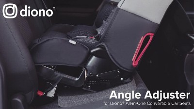 Car seat outlet angle wedge