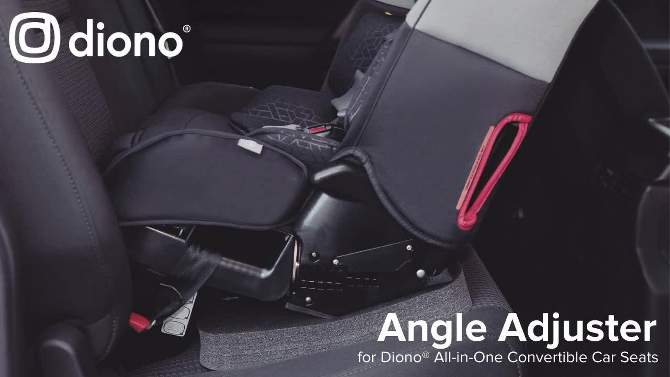 Diono Angle Adjuster Car Seat Leveler, Wedge Cushion, More Legroom for Rear-Facing Car Seats, Black, 2 of 11, play video