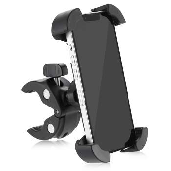 Bike Phone Holder, Motorbike Phone Mount - Universal 360 Rotatable Motorcycle  Bicycle Handlebar Clamp For Iphone 14 Pro Max Plus, 13 12 11 Pro Max Min