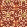 HomeStock Trio Ikat Ivory & Grey 5x7, Transitional, Hand Tufted - 4 of 4