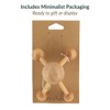 Evideco French Home Goods Natural Wooden Handheld Massager - Four-Node Roller - 2 of 4