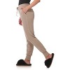Rekucci Women’s Soft Knit Loungewear Jogger Pants with Pockets – Mid-Rise, Drawstring Waist, Cozy Slim-Relaxed Fit - 3 of 4
