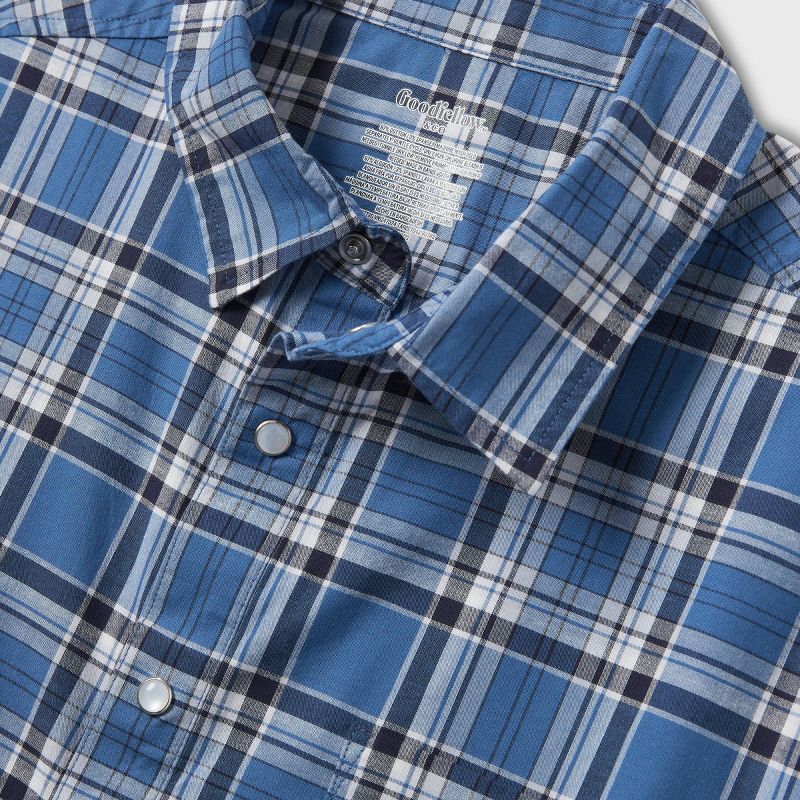 Men's Short Sleeve Adaptive Button-Down Shirt - Goodfellow & Co™, 3 of 4