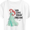 Women's - Disney - Go Live Your Dream Short Sleeve Graphic T-Shirt - 2 of 4