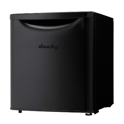 Danby 1.7 cu. ft. Black Compact Refrigerator with Glass Shelves