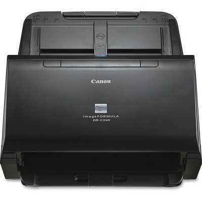 Canon imageFORMULA DR-C240 Sheetfed Scanner - 600 dpi Optical - 24-bit Color - 8-bit Grayscale - 45 ppm (Mono) - 30 ppm (Color) - Duplex Scanning