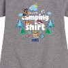 - Paw Patrol - This Is My Camping Shirt Graphic Short Sleeve Fleece Dress - 2 of 4