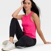 Women's High Neck Racerback Tank Top - All In Motion™ - 3 of 3