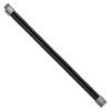 Chisel Stainless Steel Antiqued 2 Strand Black Leather 8.25" Bracelet - 2 of 4