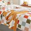 Knit Kids' Lightning Bolt Throw Blanket Yellow - Pillowfort™: Toddler Blanket, 48x58, OEKO-TEX Certified - 2 of 3